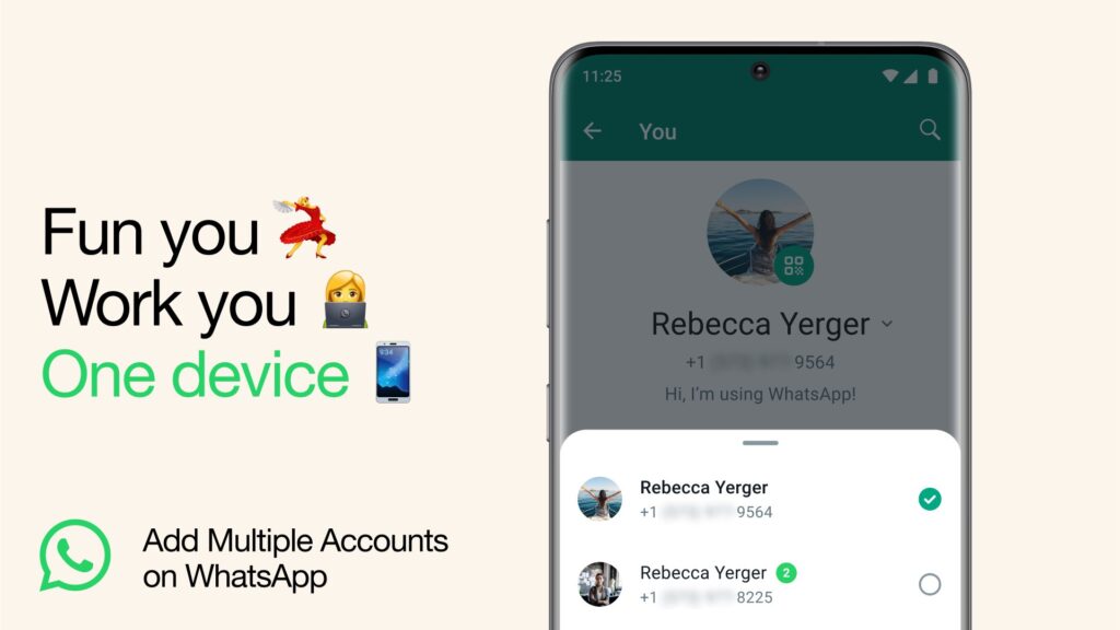 Ahora puedes tener tus dos cuentas de WhatsApp en tu celular