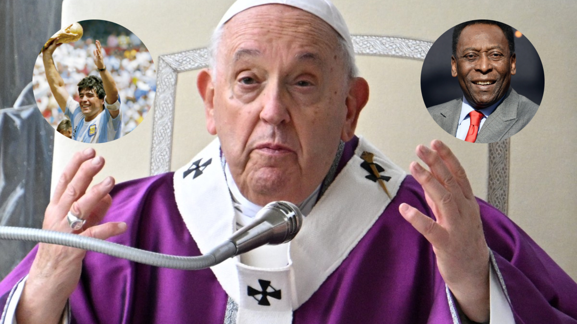 El Papa Francisco aseguró que Pelé es su jugador de fútbol favorito.
