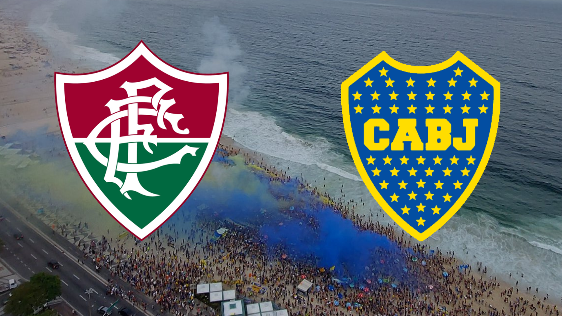 Hinchas del Fluminense atacaron a los del Boca Juniors en Copacabana.