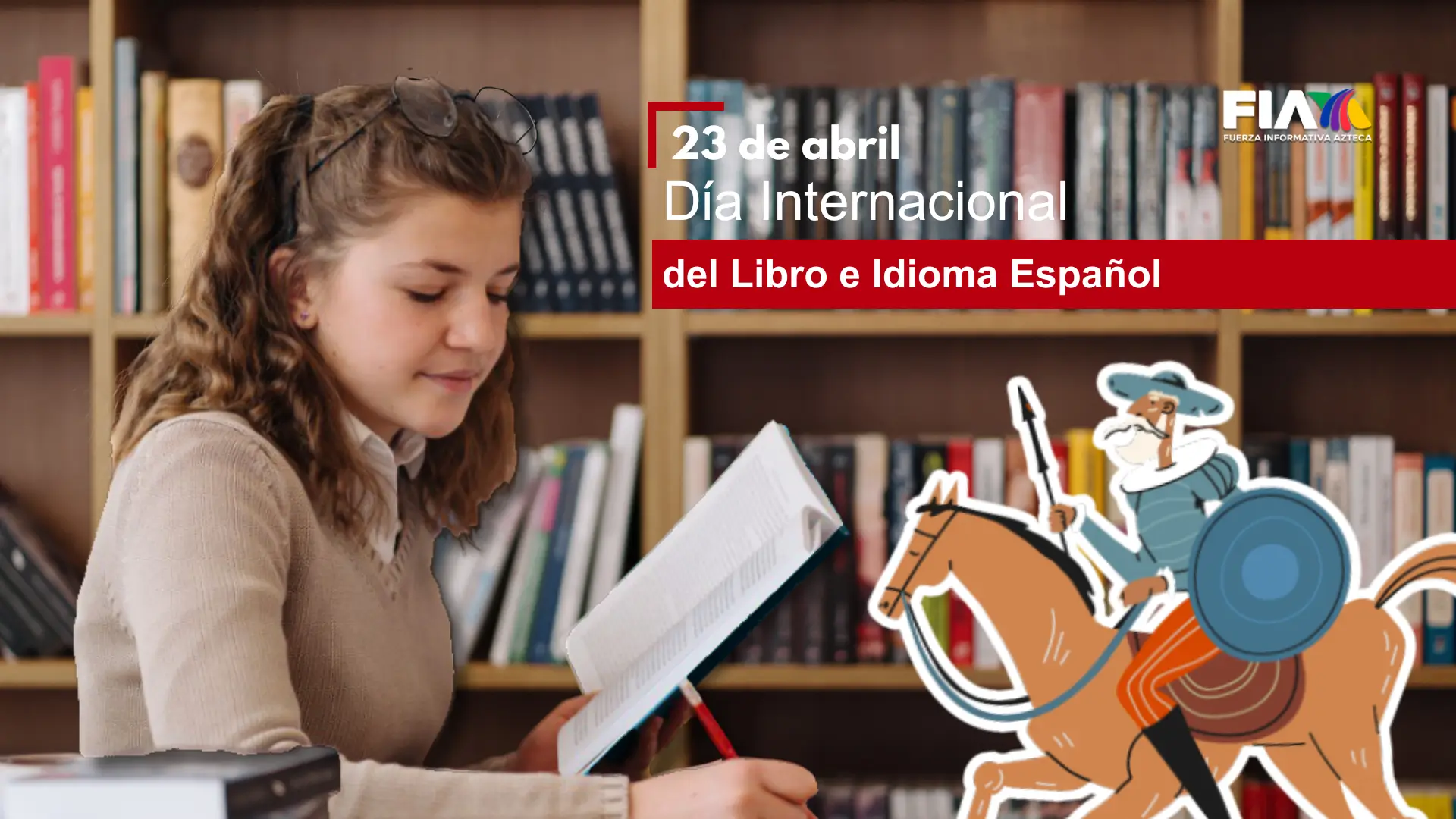 El Día del Idioma Español se celebra cada 23 de abril , en conmemoración de la sepultura ocurrida, en 1616, de  Miguel de Cervantes Saavedra, famoso escritor de la Novela “Don Quijote de la Mancha”.