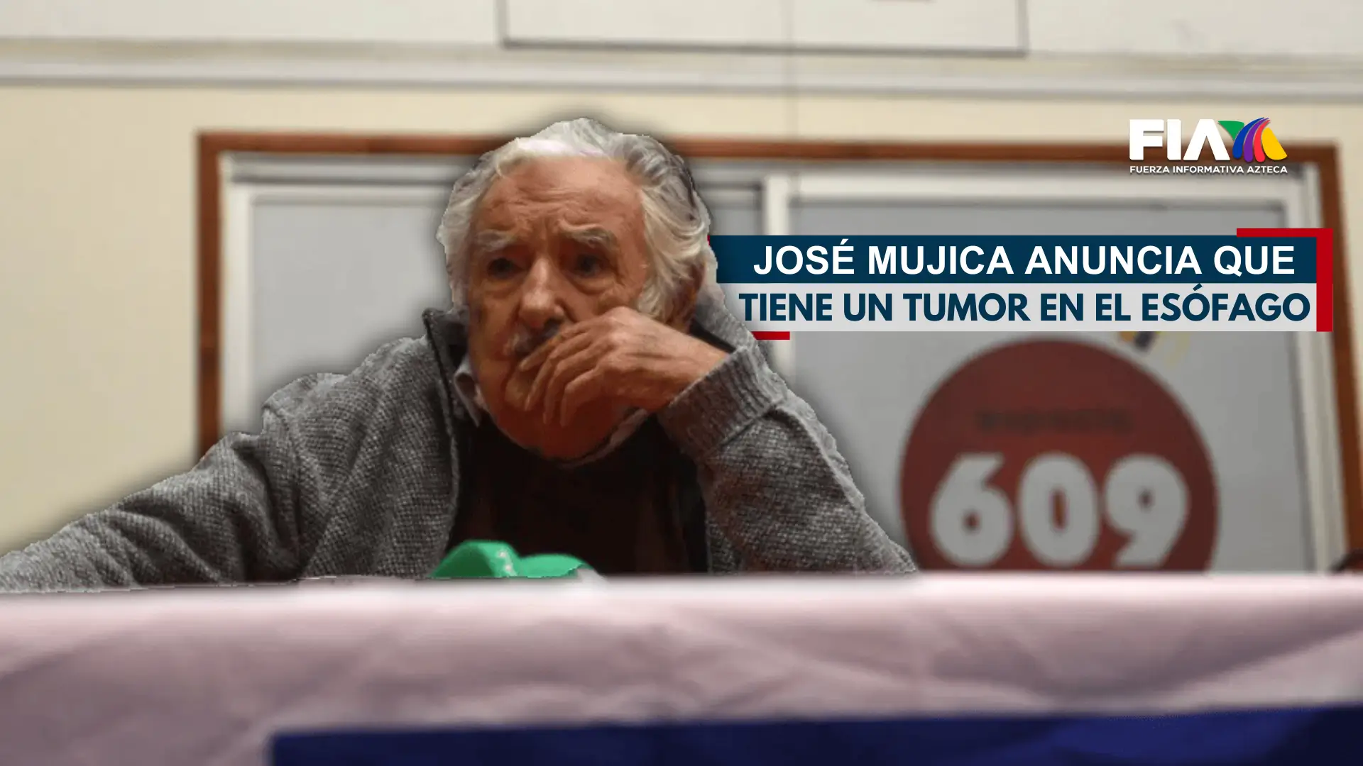 Mujica, de 88 años, reveló en una conferencia de prensa que la enfermedad le fue detectada en un chequeo médico realizado el pasado viernes.