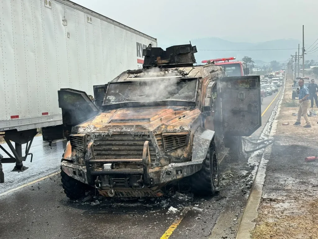 Los técnicos de la empresa proveedora de los vehículos «Black Mamba», llegaron al aeropuerto Toncontín en vuelo privado desde Monterrey, Mexico. Así lo informó el ministro de Seguridad, Gustavo Sánchez.La llegada de los técnicos fue requerida luego de que uno de los 10 vehículos «Black Mamba» adquiridos recientemente por la Policía Nacional, se incendiara ayer miércoles al mediodía en la carretera CA-5,  a la altura de Támara.