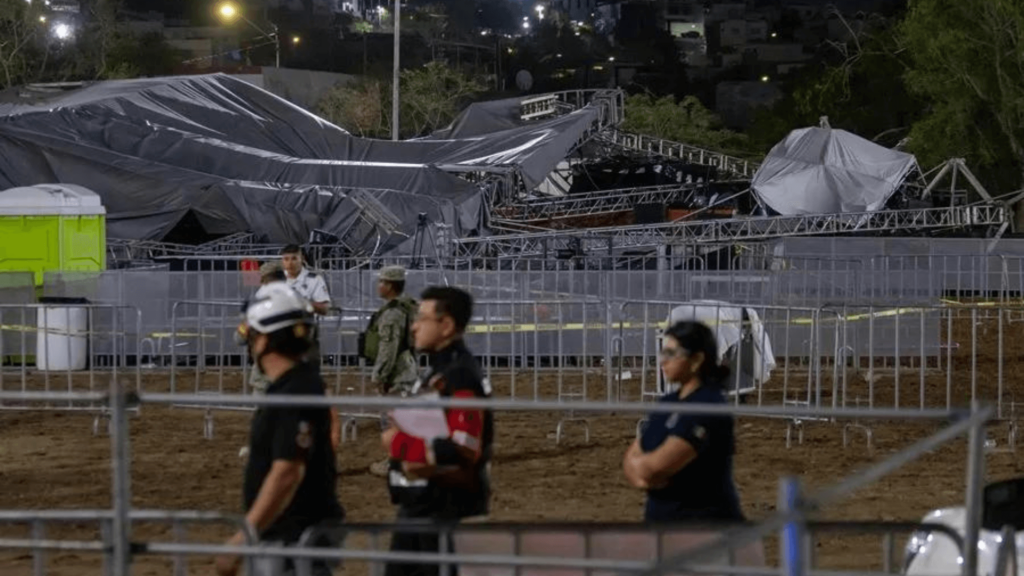 El gobernador de Nuevo León actualizó la cifra de muertos y heridos que causó el colapso del templete del mitin de MC al que asistió Jorge Álvarez Máynez.