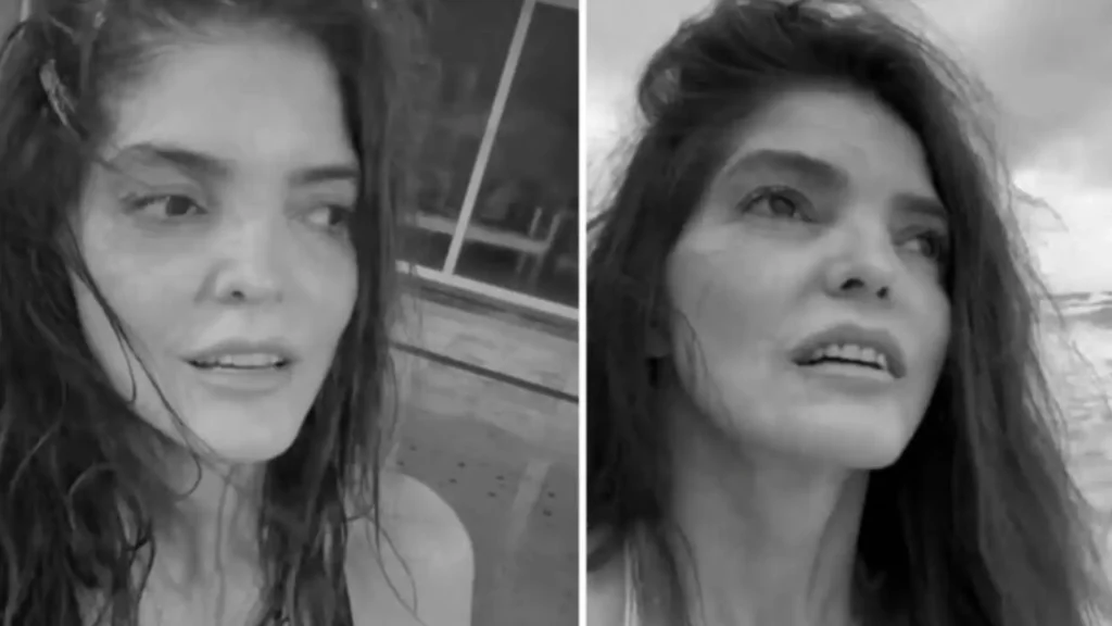 Ana Bárbara fue arrastrada ‘mar a fondo’ ante la fuerza de la corriente de una playa en Cancún; confiesa que estuvo cerca de morir.