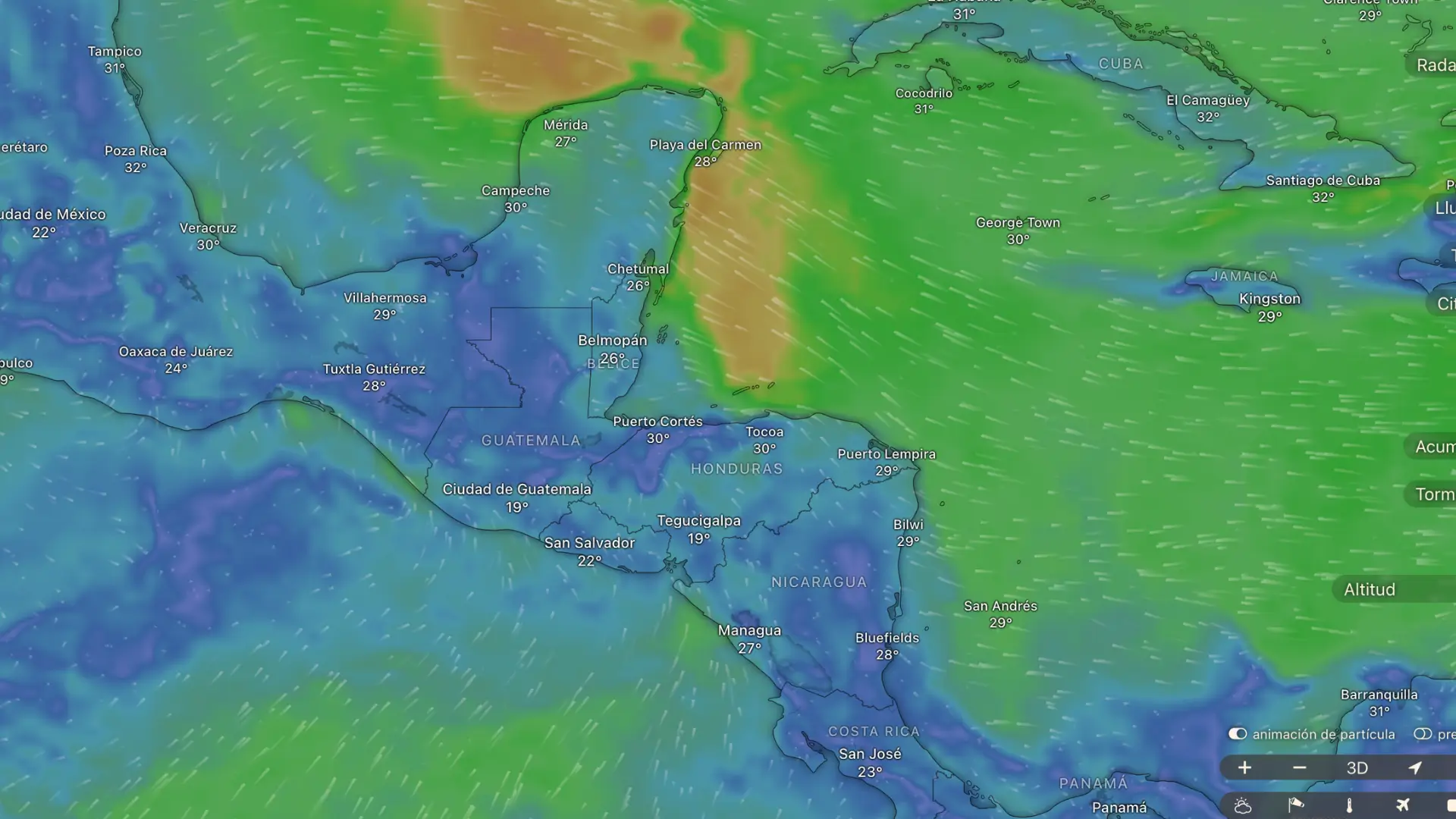 La tormenta tropical Beryl se encuentra a unos 300 kilómetros de Honduras.