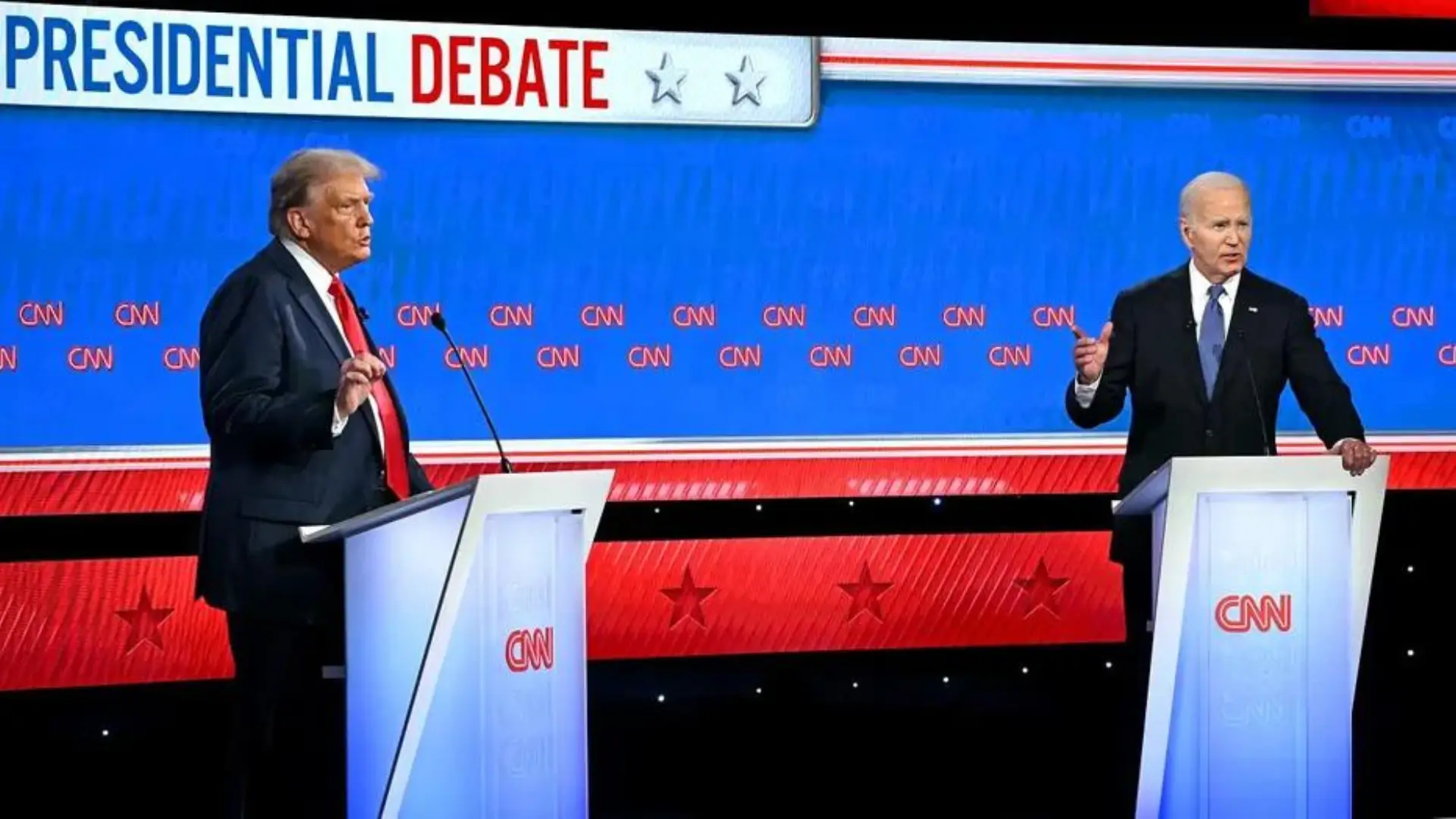 Debate entre Donald Trump y Joe Biden