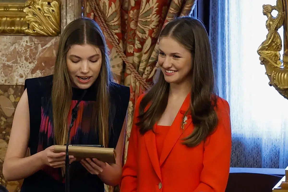 Las princesas Leonor y Sofía desafían el protocolo para dar una sorpresa a sus padres en un día memorable