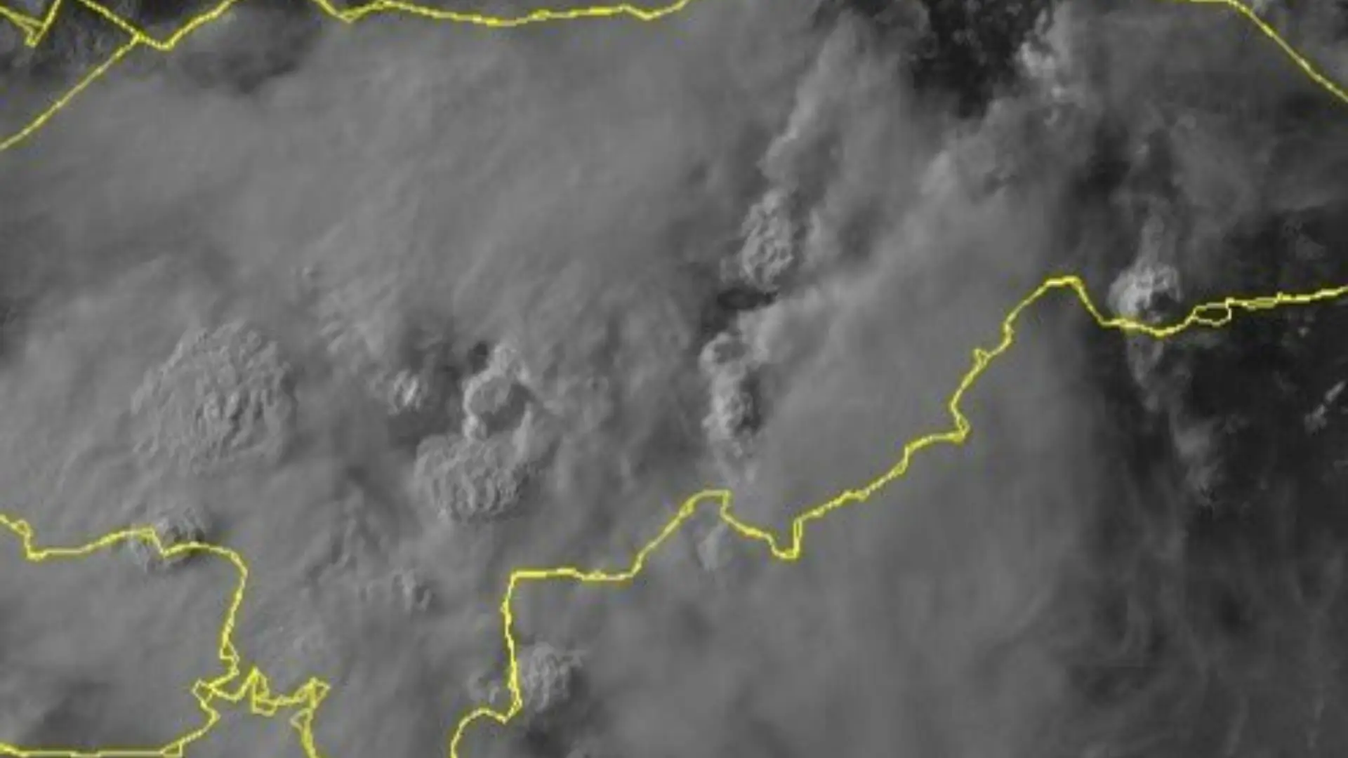 Fuertes lluvias en Tegucigalpa este 22 de junio.