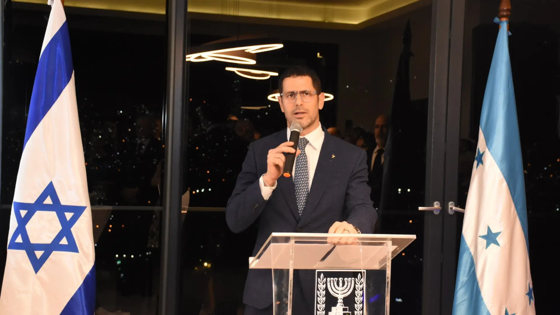 Celebración de independencia de Israel en la Embajada de Israel de Honduras.