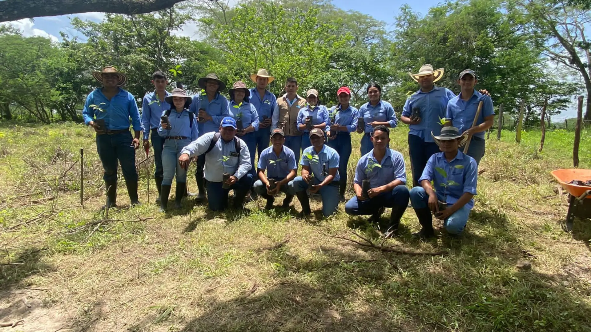 Reforestación en Catacamas por parte de Mall Premier.