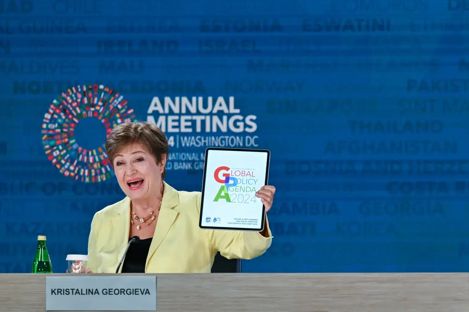 La directora del Fondo Monetario Internacional, Kristalina Georgieva ha ofrecido una conferencia