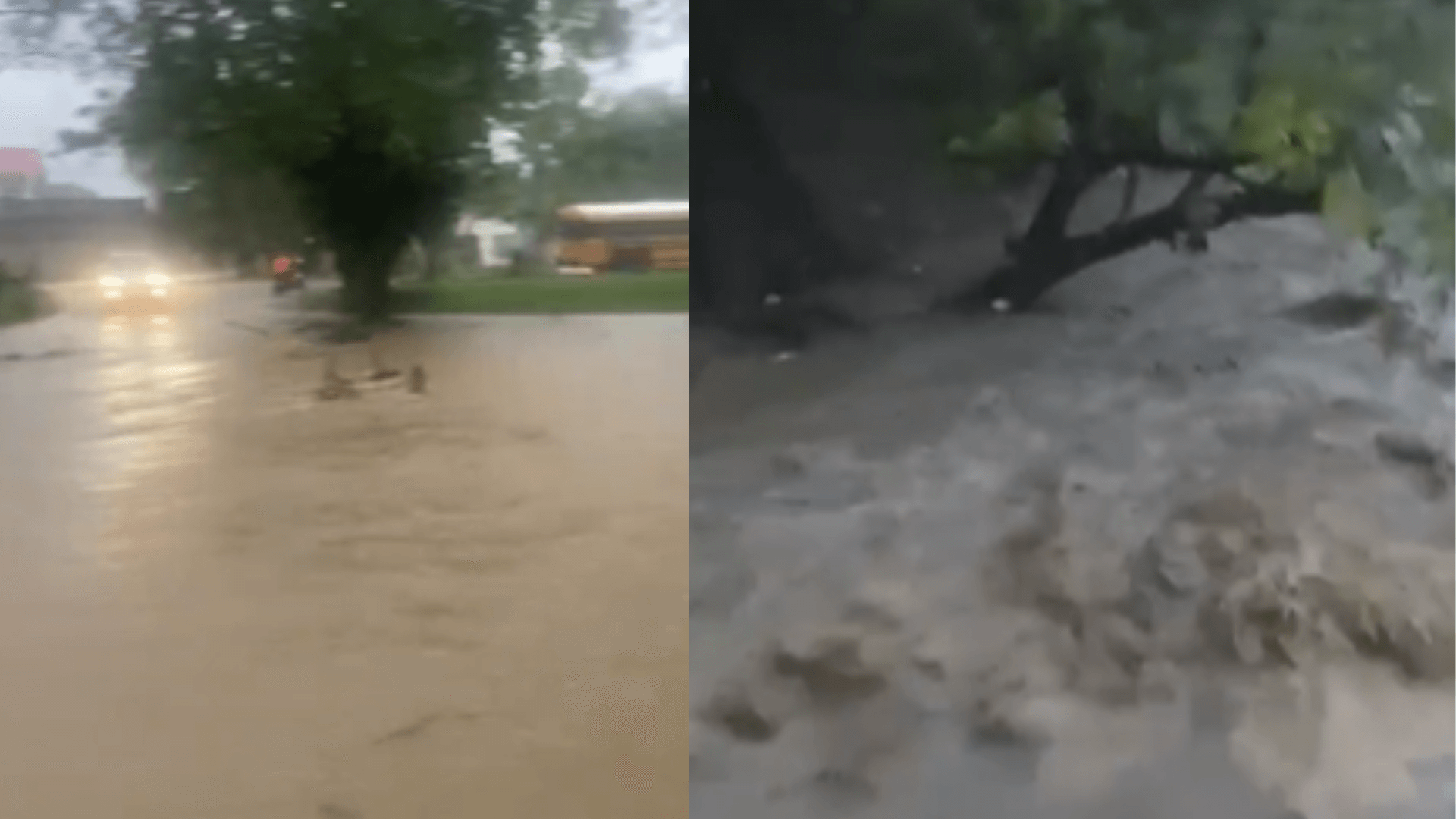 Este día varias zonas de los municipios de Omoa y Puerto Cortés amanecieron inundadas, debido a las fuertes lluvias.