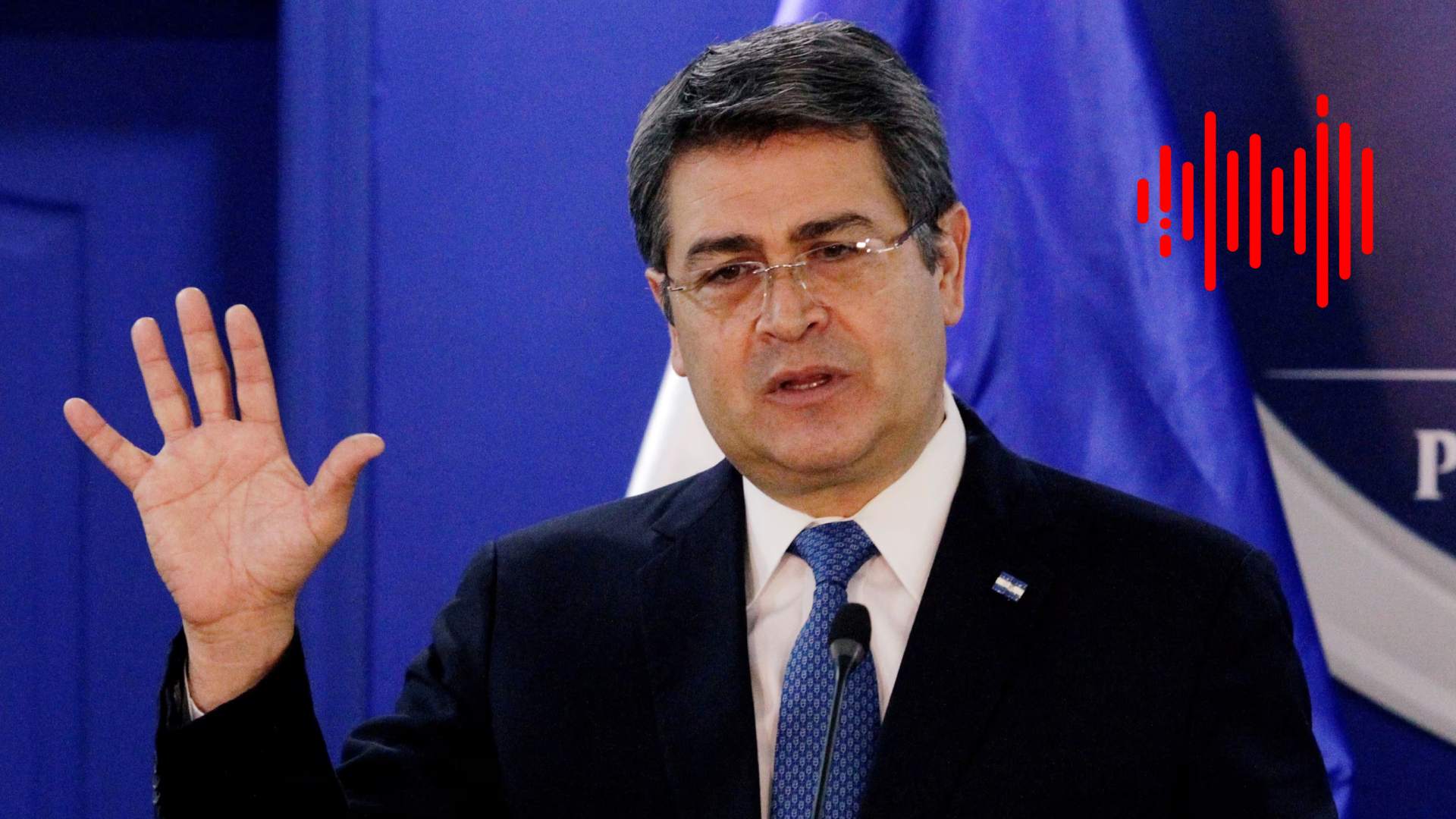 Juan Orlando Hernández revela audio desde la cárcel