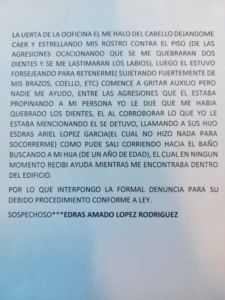 Esdras Amado López: ¿Qué dice la denuncia de su esposa?