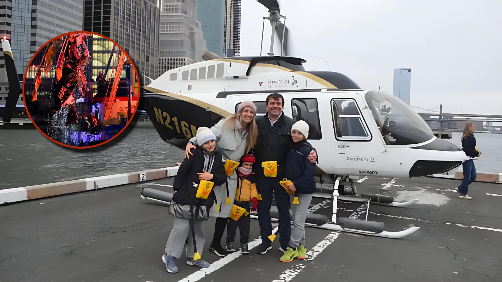 Familia española muerta en el accidente de helicóptero en NY