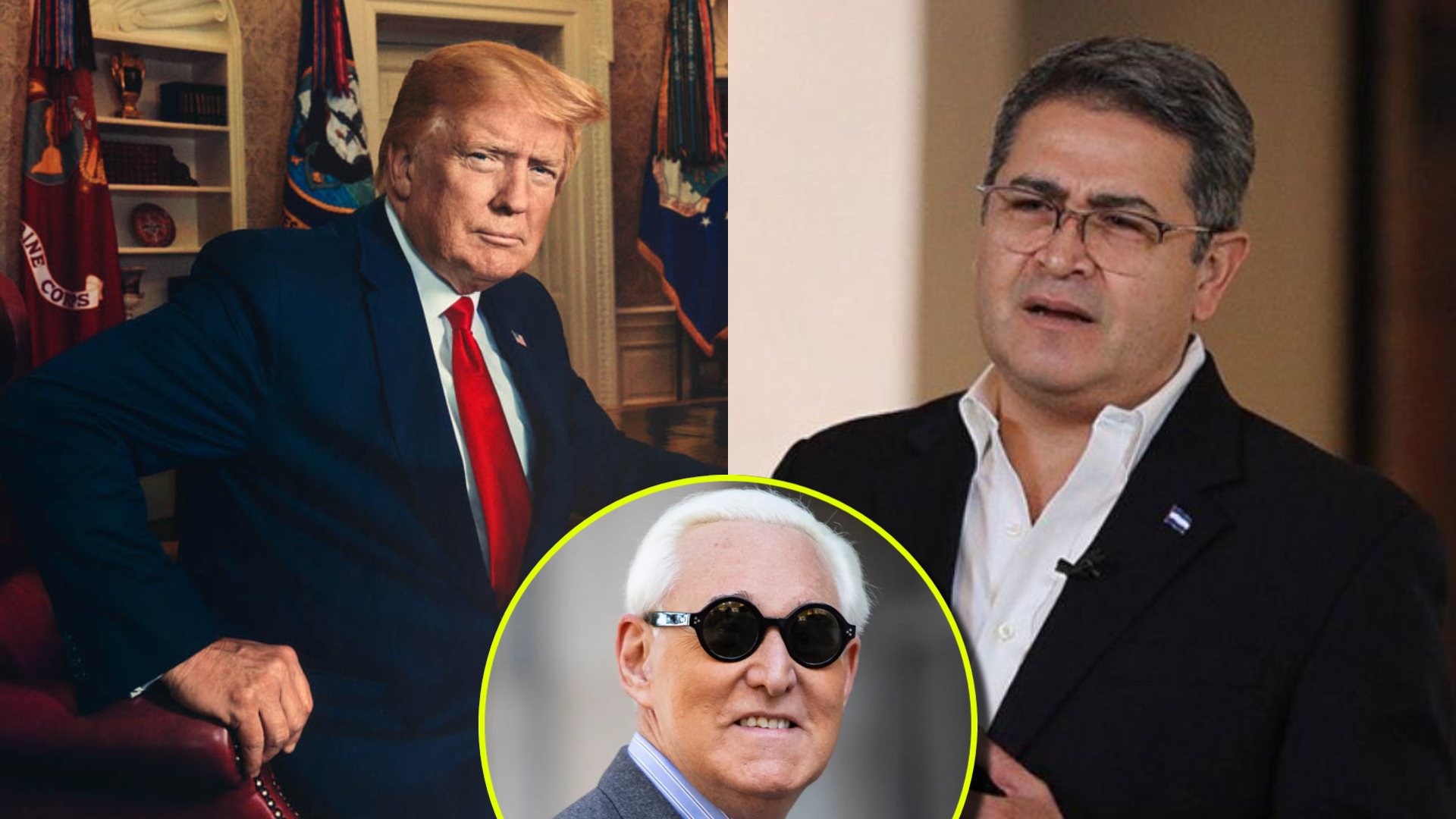 Juan Orlando Hernández y Trump comparados por Roger Stone