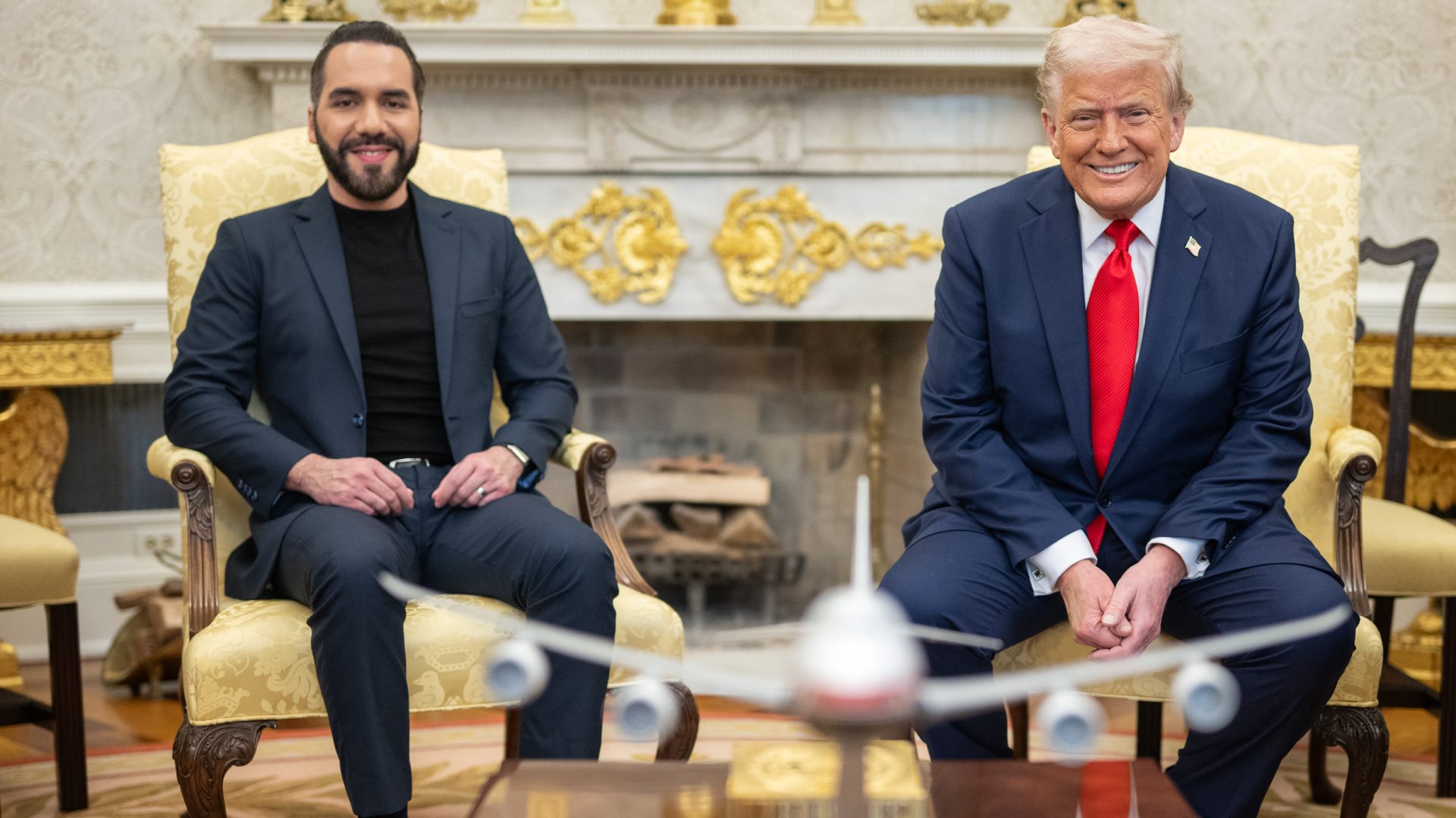 Donald Trump, recibió en la Casa Blanca a su homólogo salvadoreño, Nayib Bukele