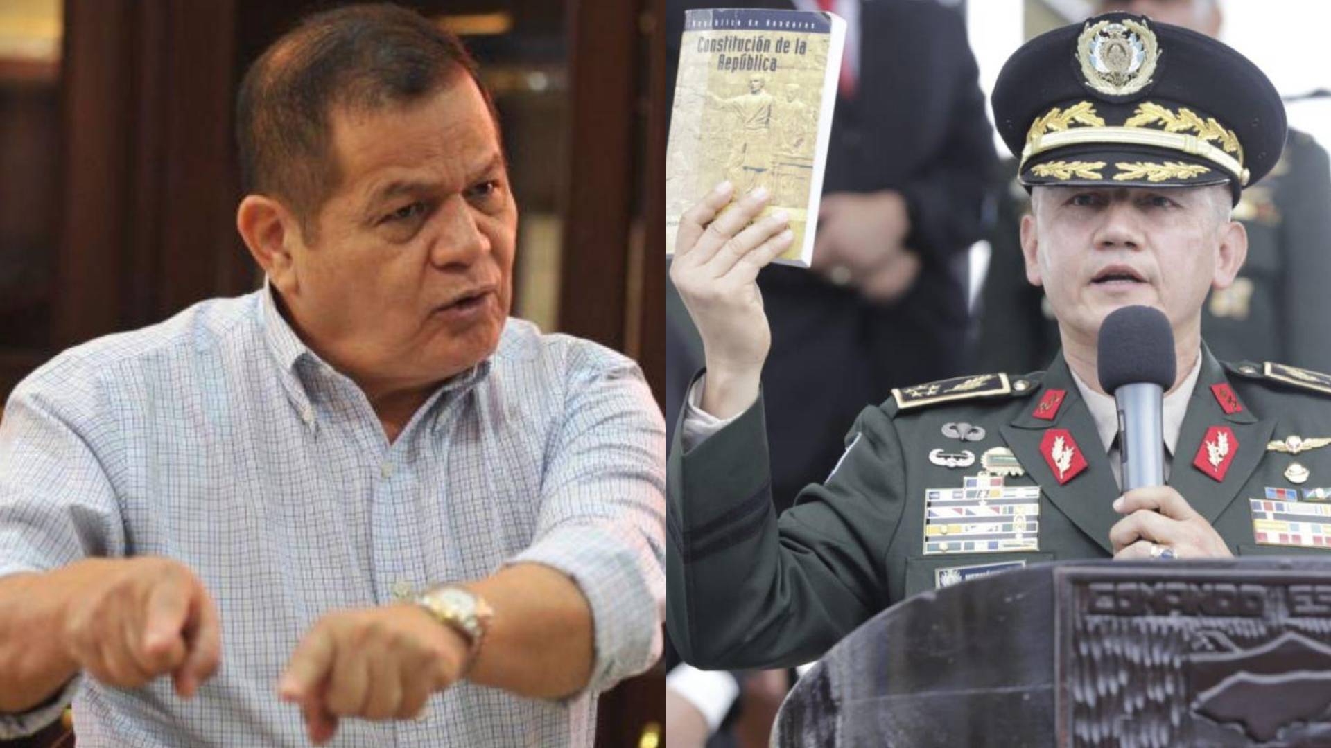 Romeo Vásquez Velásquez envía mensaje a Roosevelt Hernández