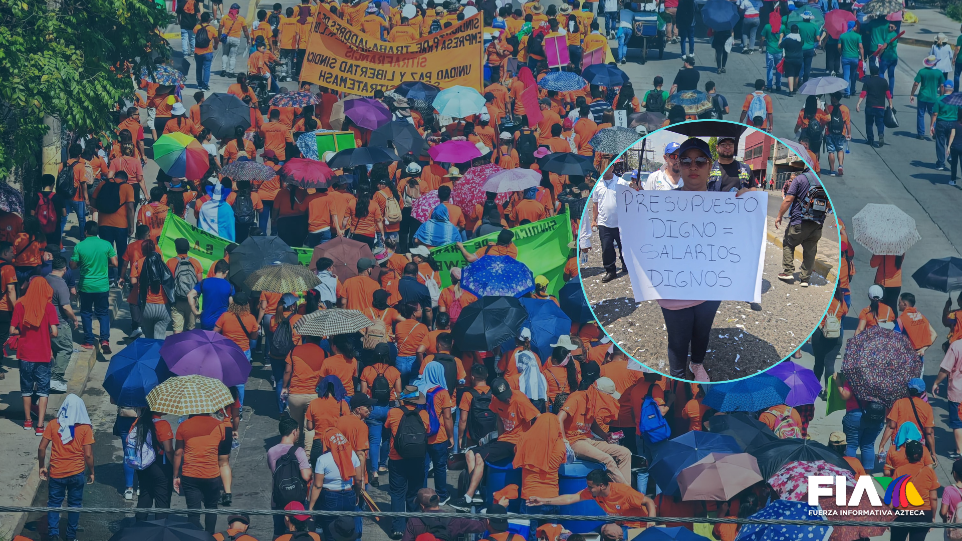 En el marco del Día Internacional del Trabajador, diversas organizaciones sindicales y gremios en Honduras salieron este miércoles a las calles para alzar la voz ante lo que consideran incumplimientos