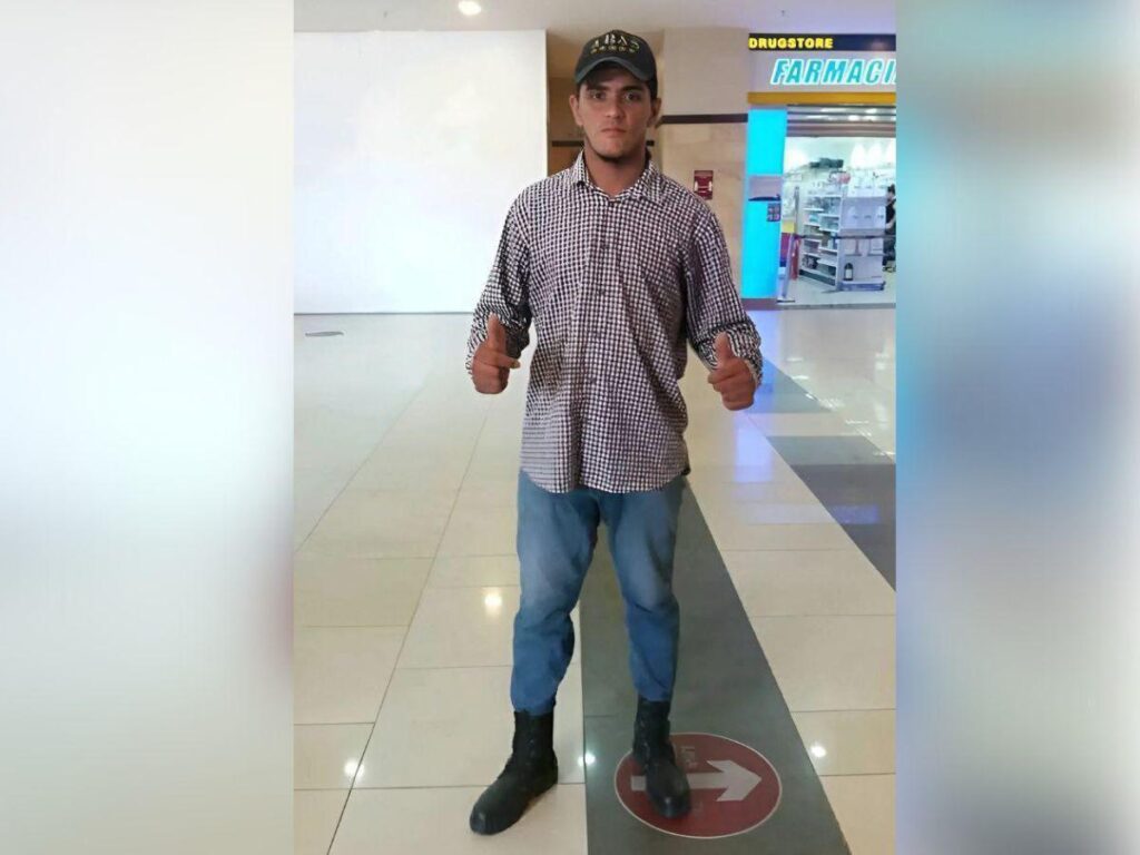 Jimmy Hernández, guardia asesinado en San Pedro Sula.