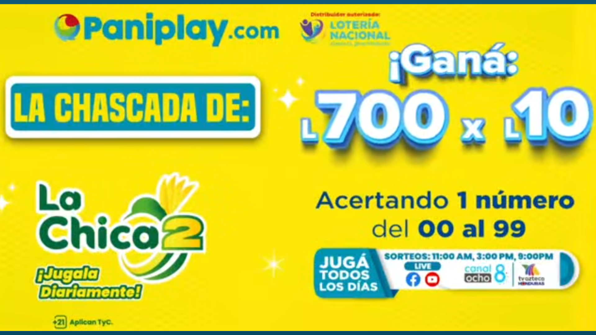 La Lotería Nacional ha lanzado nuevos juegos y ha establecido transmisiones en vivo de sus sorteos a través de TV Azteca Honduras