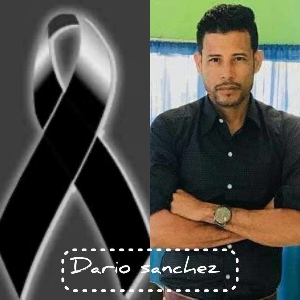 Luto para Marvin Darío Sánchez.