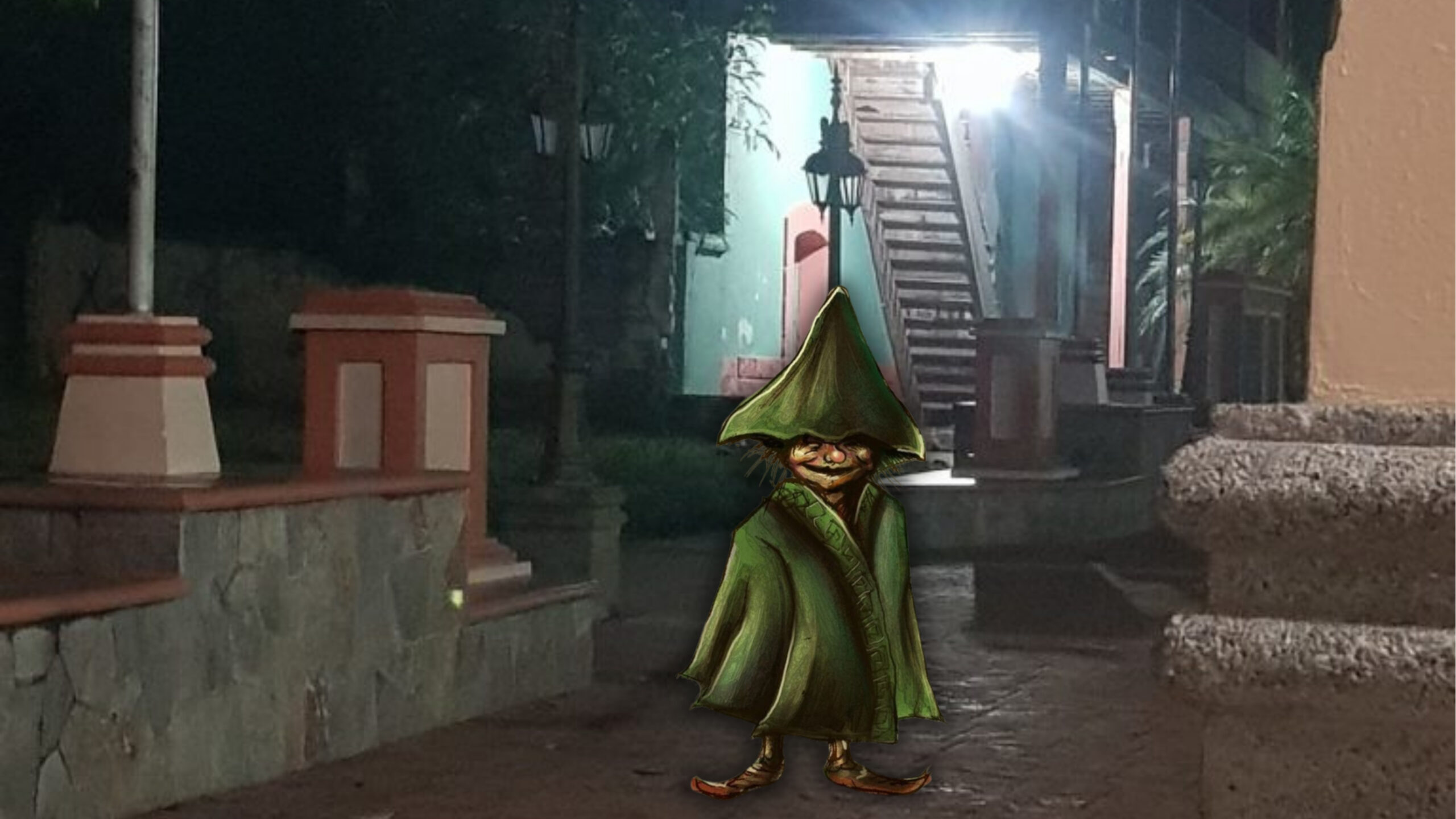 Difunden imágenes de supuesto duende en Santa Bárbara