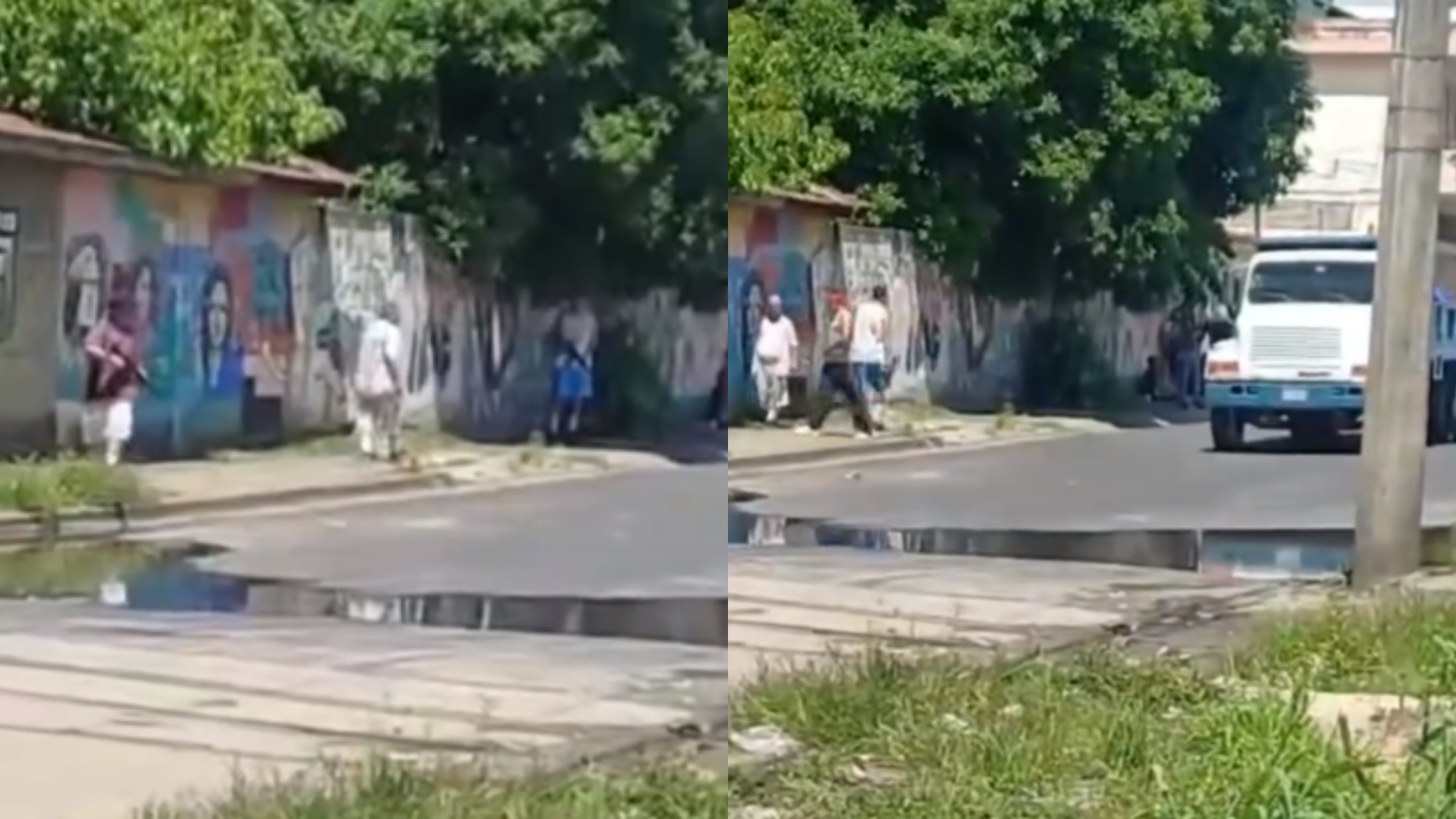 Graban a hombres armados rondando por calles de San Pedro Sula: ¿Qué hizo la Policía Nacional?