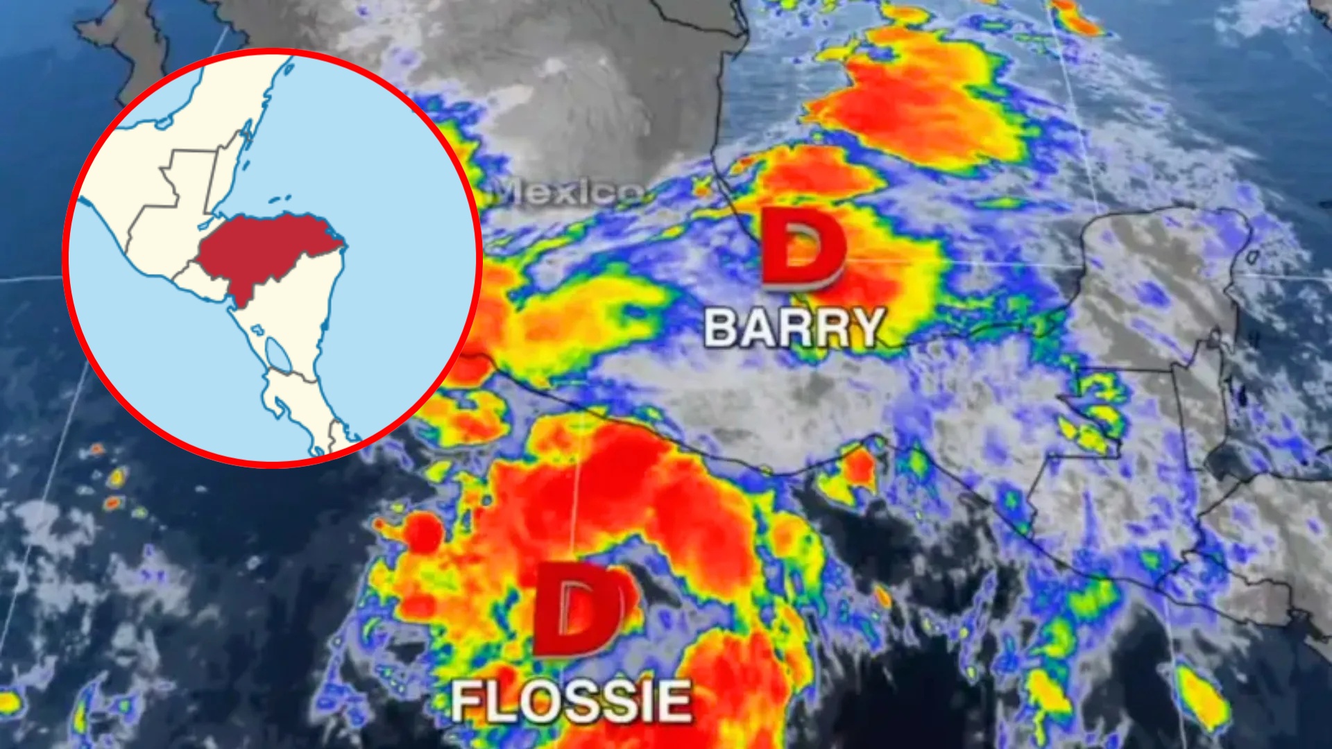 Alertan sobre tormentas tropicales Barry y Flossie ¿Afectarán a Honduras?