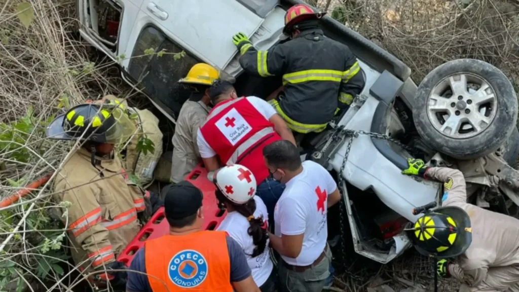 Atención de accidente de tránsito.