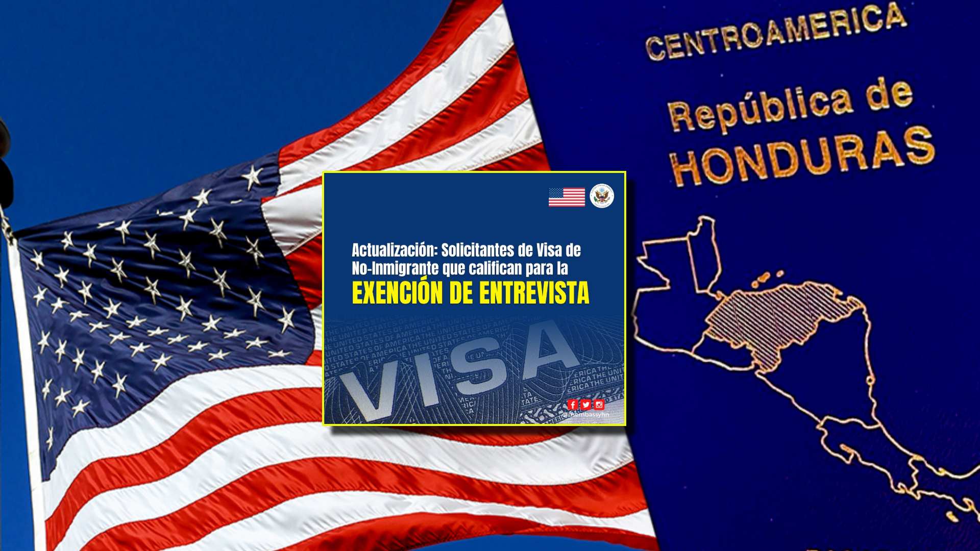 ¿Quiénes deben ir a entrevista para visa en Honduras 2025?