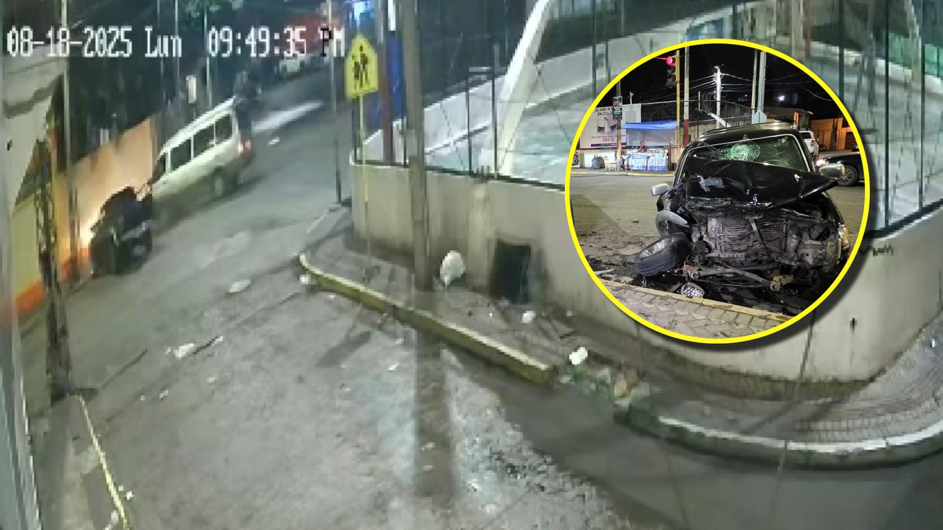 Mecánico choca automóvil de su cliente de camino a comprar alcohol