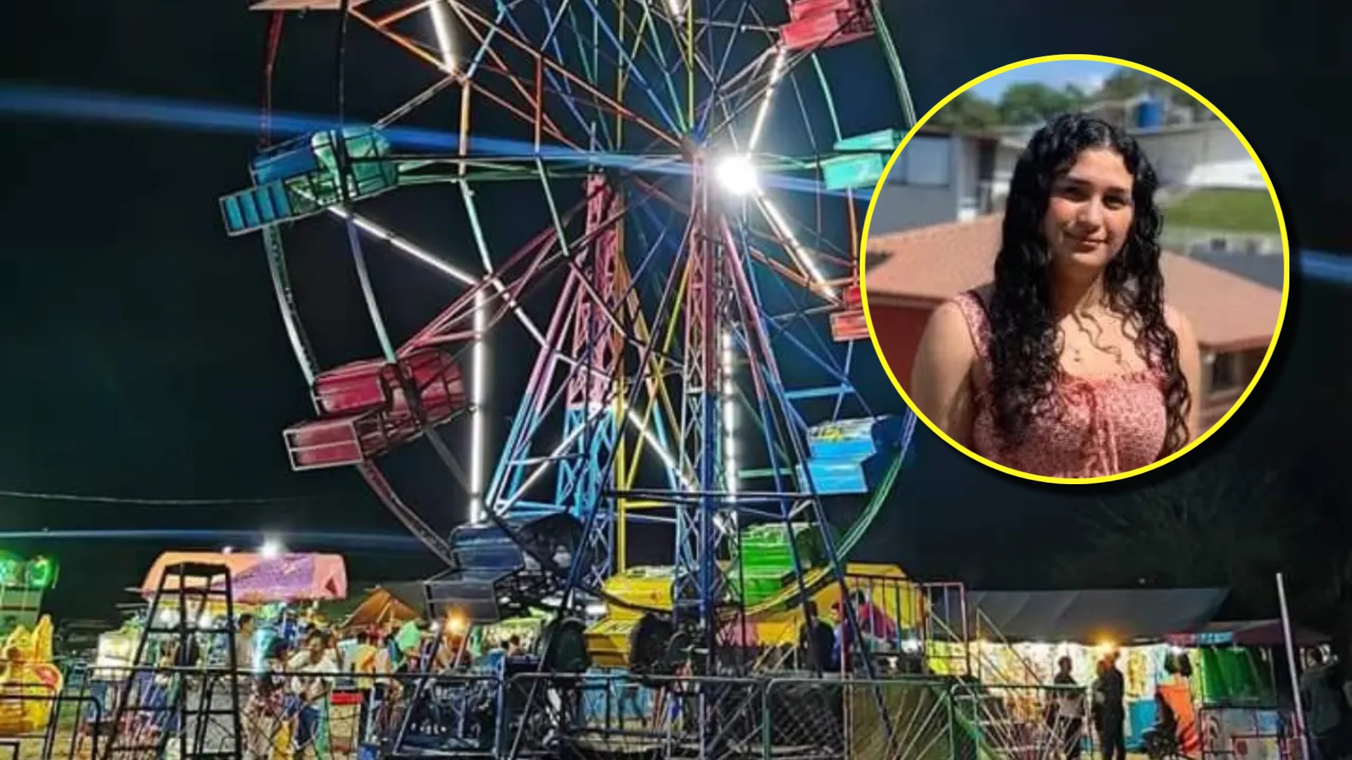 Ella es Nelsy López, la joven que lucha por su vida tras sufrir accidente en un juego mecánico