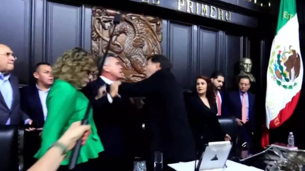 “Alito” Moreno y Fernández Noroña: corrido de la pelea (VIDEO)