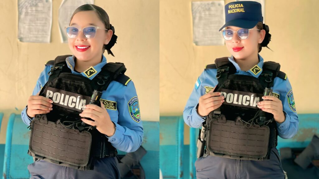 Policía hondureña roba suspiros en las redes sociales: galería aquí