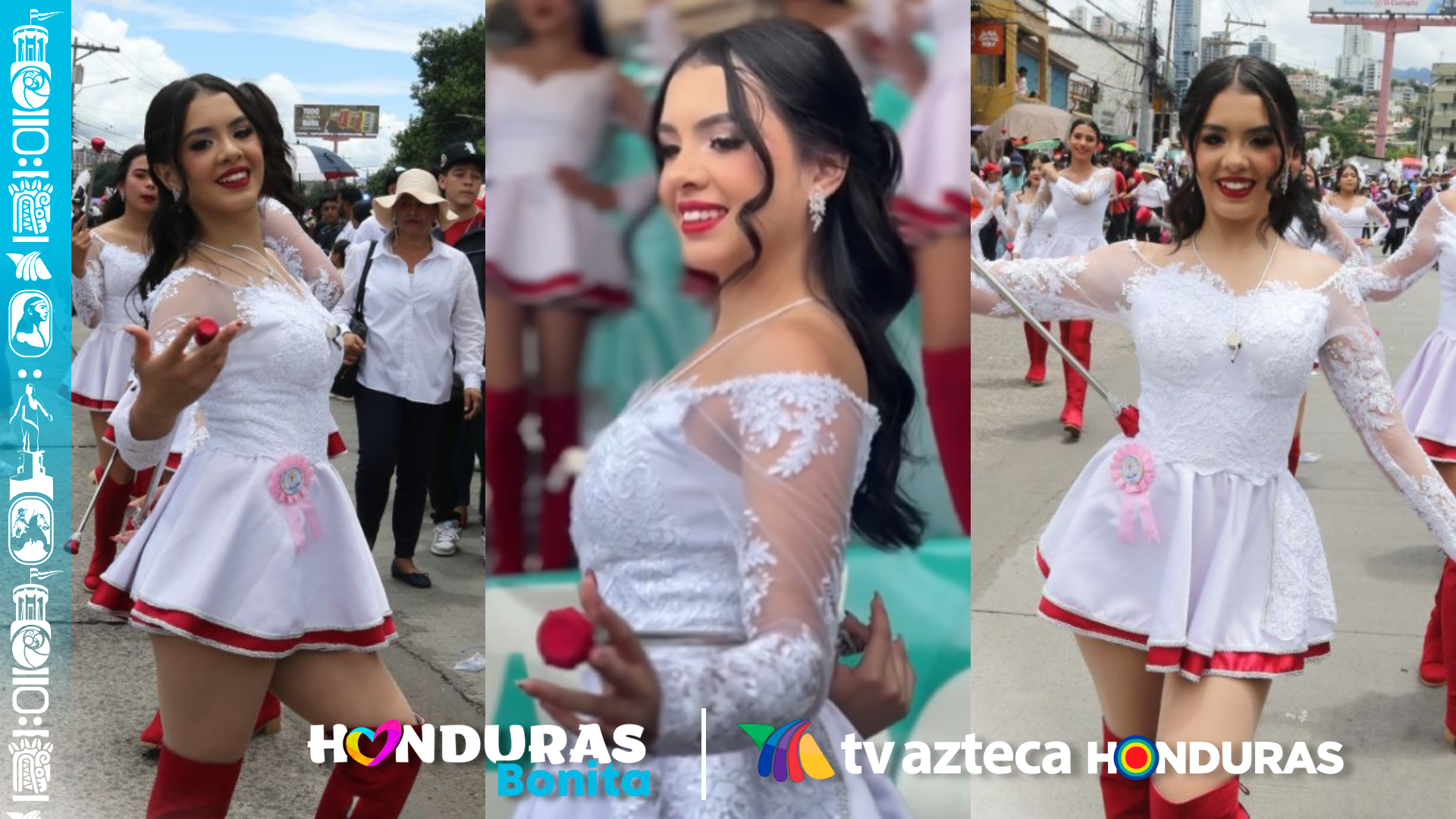 Ella es Mía Valentina Flores, la palillona que cautivó en el 204 aniversario de independencia