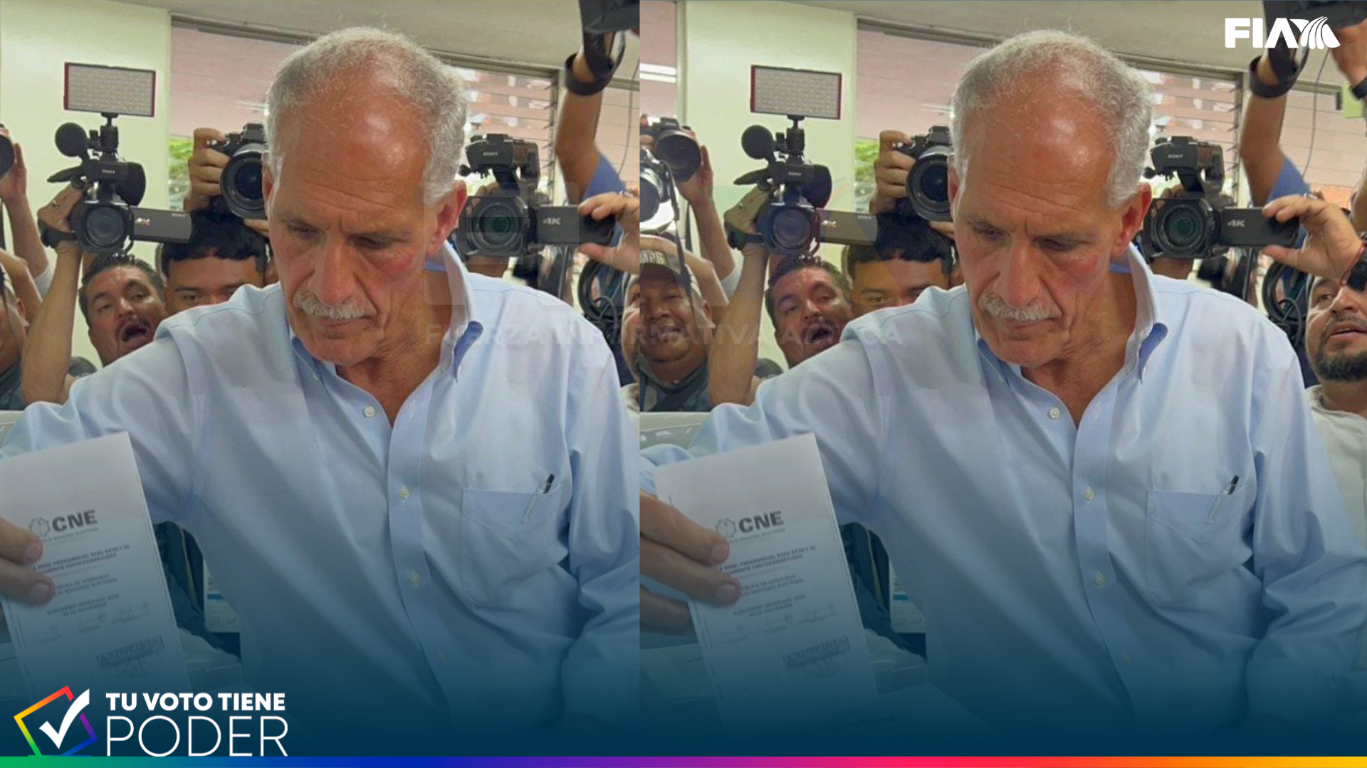 Nasry Asfura vota en las elecciones generales 2025