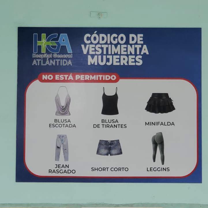 Hospital Atlántida define código de vestimenta: prohibiciones aquí