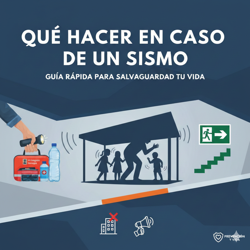 Qué hacer en caso de un sismo: guía rápida paso a paso