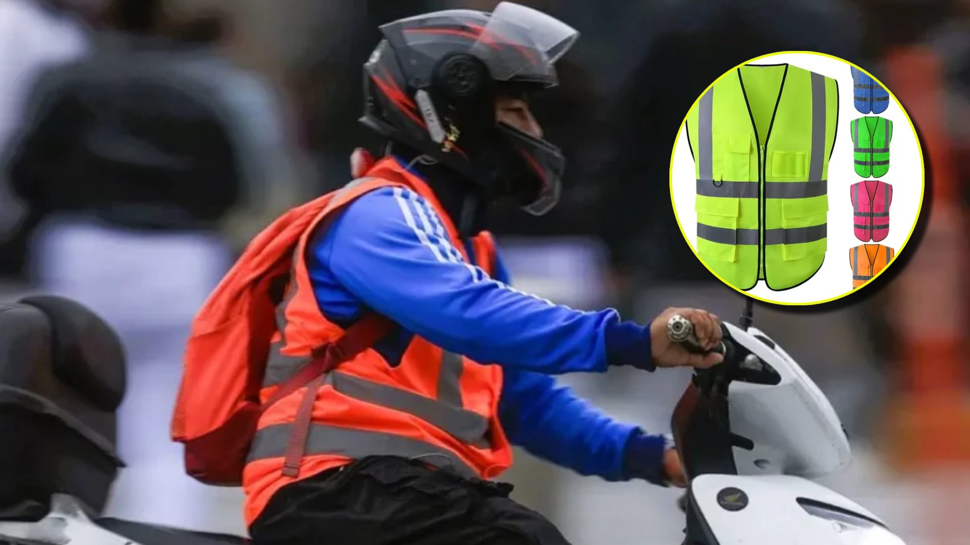 Chalecos reflectivos Honduras: colores permitidos y no permitidos