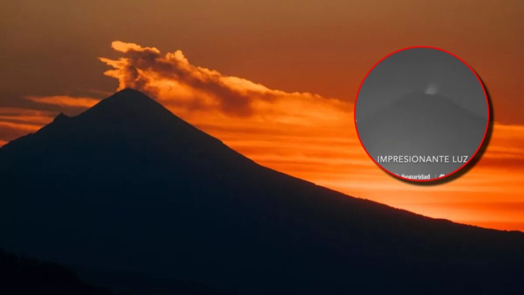 Objeto volador no identificado sobre Popocatépetl VIDEO