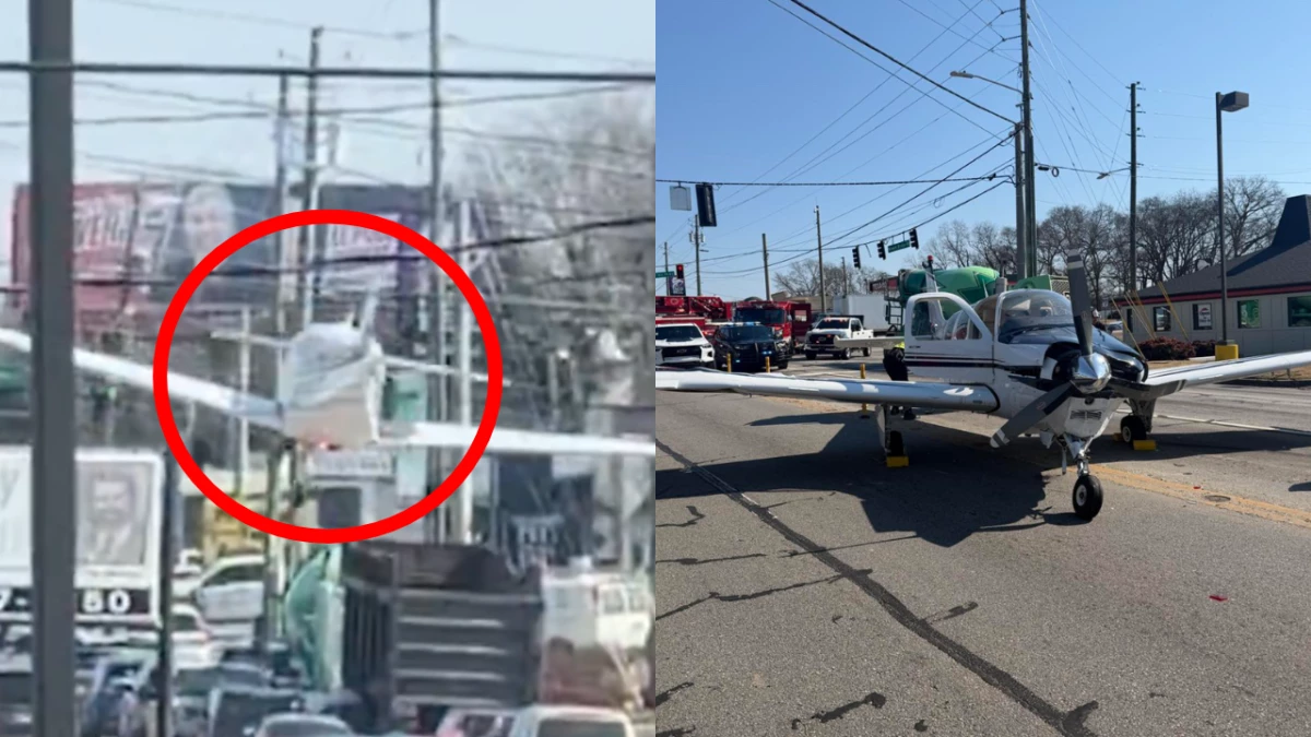 Avioneta en Estados Unidos aterriza de emergencia en carretera