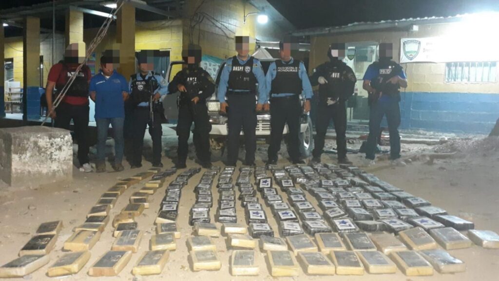 Hondureño detenido con 170 kilos de cocaína en Guasaule