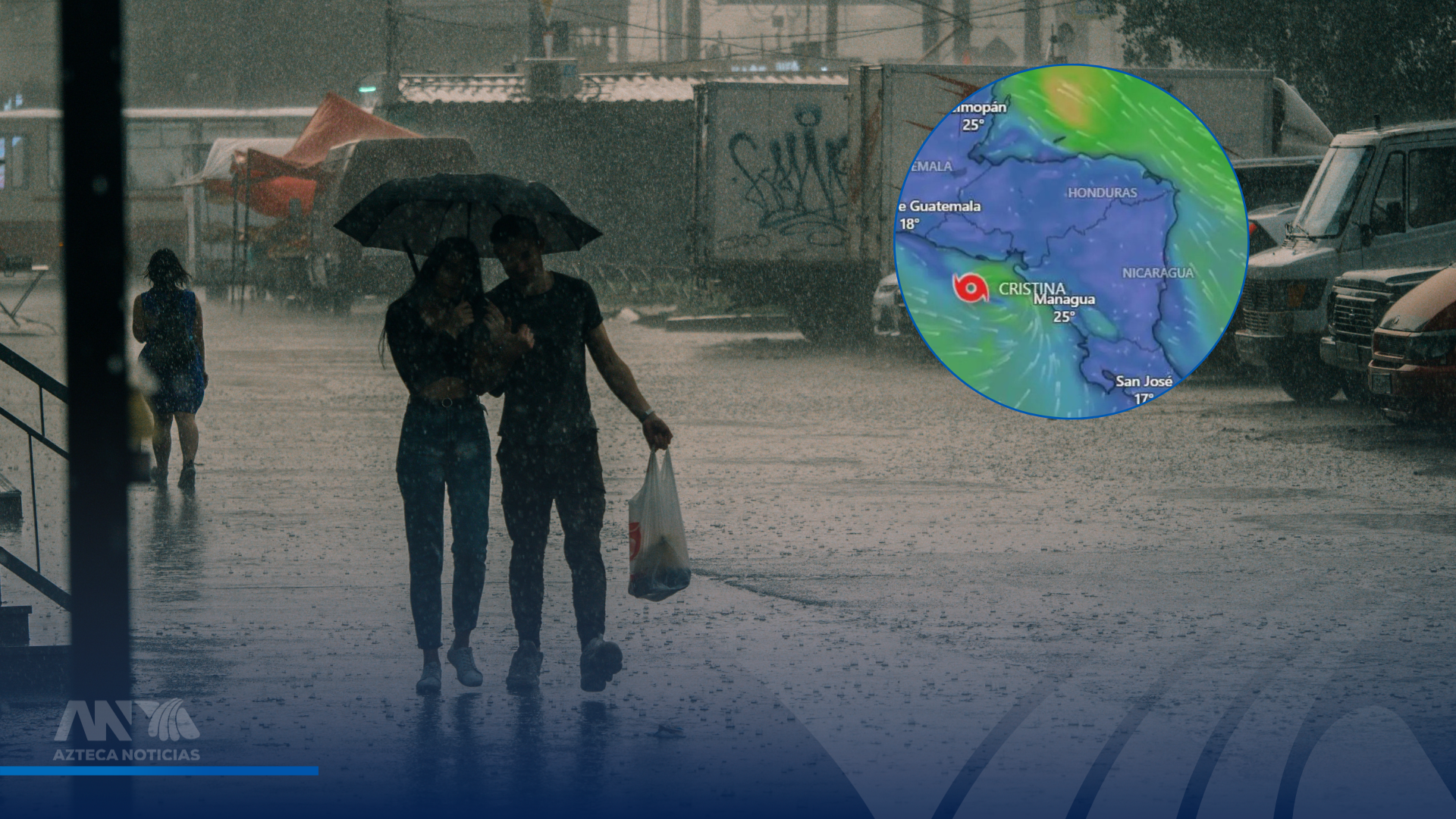Tormenta tropical Cristina seguirá generando lluvias en Honduras