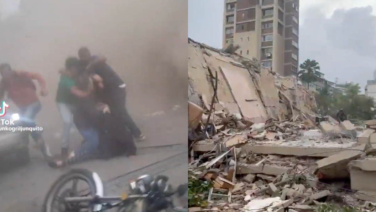 Los VIDEOS más impactantes tras el doble terremoto de 7.2 y 7.5 que golpeó Venezuela