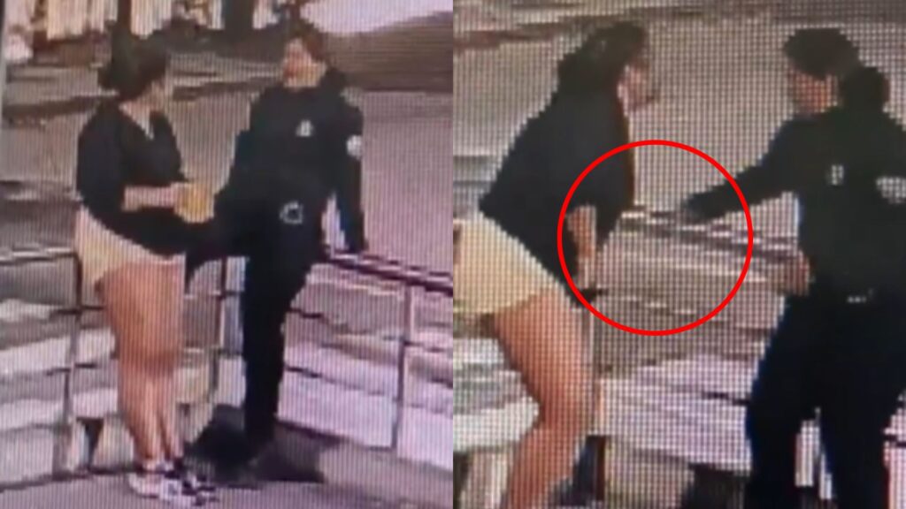 Captan en VIDEO el momento en que mujer policía le dispara a joven en una estación del Metro de Caracas