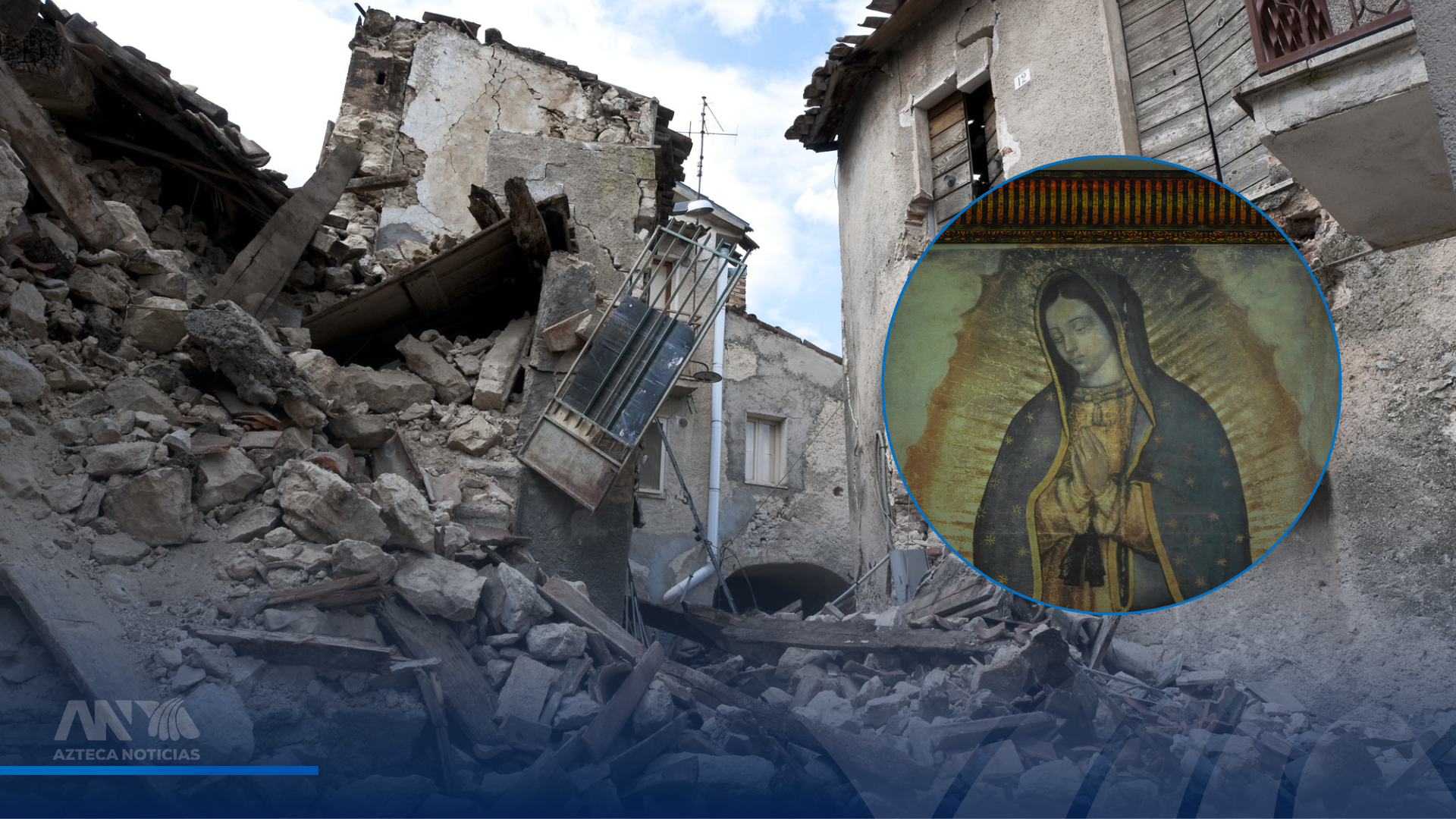 "Un milagro": Imagen de la Virgen de Guadalupe sale INTACTA entre los escombros tras terremoto en Colombia