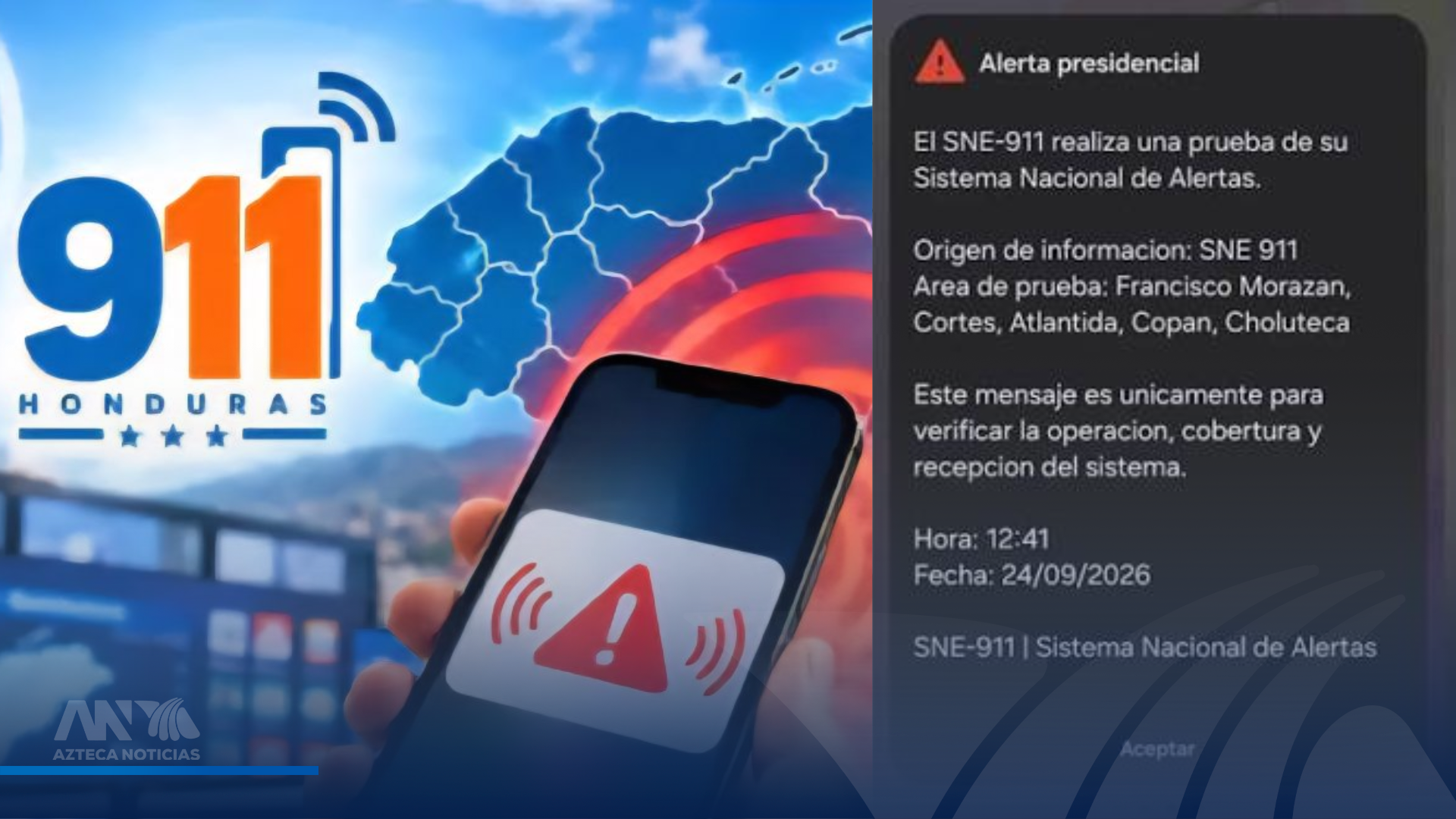 Alertas HN: así funcionarán las alertas de emergencia en celulares