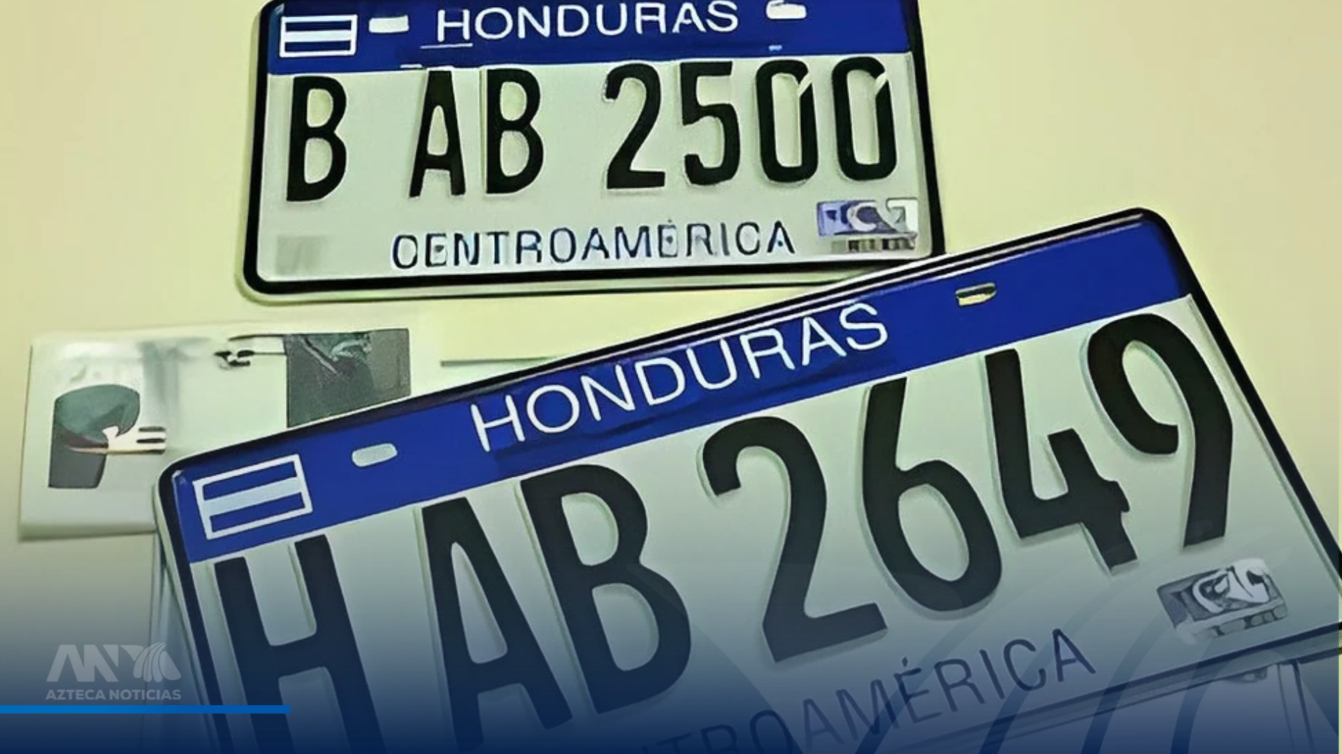 Honduras entregará nuevas placas vehiculares